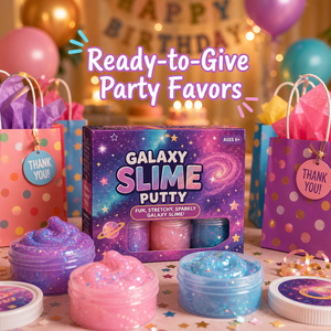 24 pièces de pâte à modeler Galaxy Slime, douce, extensible, non collante, jouet anti-stress pour enfants, récompenses pour la classe, cadeaux de fête - Product Image 5