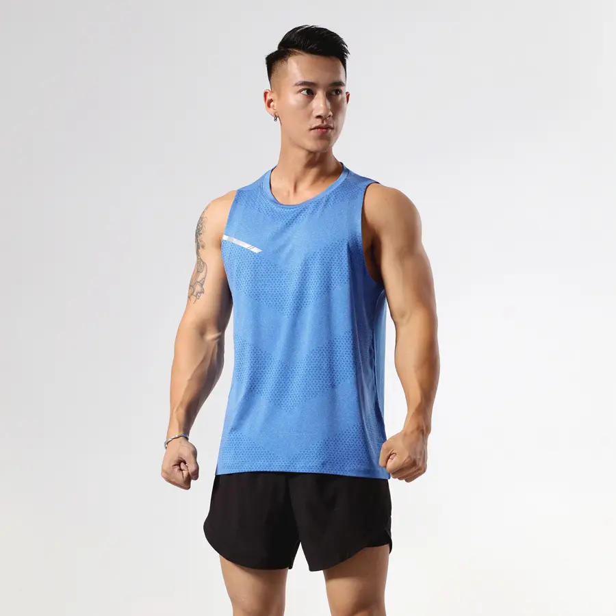 NEW Men Muscle Shirts Moisture Wicking Perfomance Sports Tank Top Athletic Gym Shirts Vest