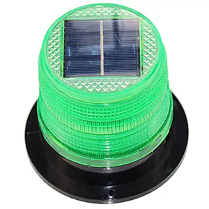Feux de signalisation routière à LED solaires avec base magnétique puissante, balise stroboscopique pour autoroute, mine, chantier routier, sécurité des véhicules - Product Image 2