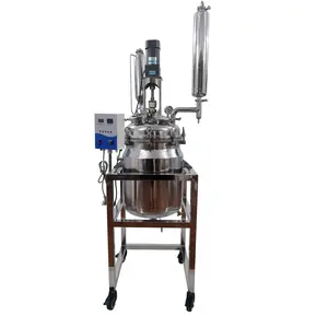 Xianglu Manufacturer 10L 50L 100L Stainless Steel High Pressure Vessel Tank Reactor Chemical Jacketed Reactor