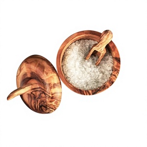 Pot à miel en bois, pot à miel avec couvercle rabattable, fait main, passe au lave-vaisselle, utilisation alimentaire, récipient de service, cuisine, salle à manger, AZ ENTERPRISES - Product Image 4