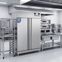 Sterilisator Udara Panas Profesional 800L Suhu Tinggi Pintu Ganda Kabinet Disinfeksi Dapur Komersial Baja Tahan Karat 5 Tahun Garansi