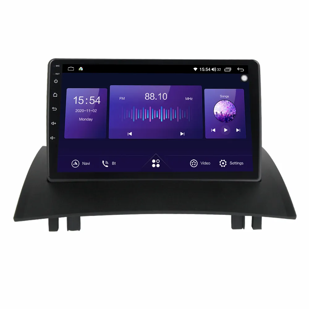 Prelingcar pour Renault Megane 2 2002-2009 ans Android 12 moniteur de voiture carplay DSP RDS GPS intégré 2din radio lecteur dvd 5.1HIFI