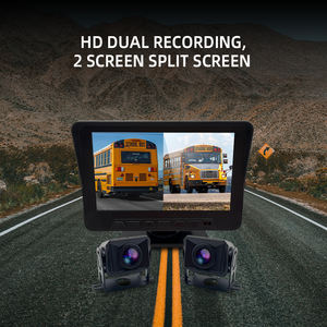 Wemaer AHD IPS 7 pouces 9 "double moniteur 2 canaux caméra <span class=keywords><strong>de</strong></span> commande vocale DVR Semi Bus système <span class=keywords><strong>de</strong></span> caméra <span class=keywords><strong>de</strong></span> camion avec ligne <span class=keywords><strong>de</strong></span> stationnement - Product Image 4