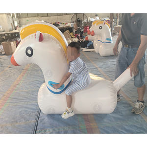 4 pièces lot gonflable saut à cheval tour sur Hop Derby saut chevaux à vendre amusant ensemble de jouets de plein air pour les enfants - Product Image 3