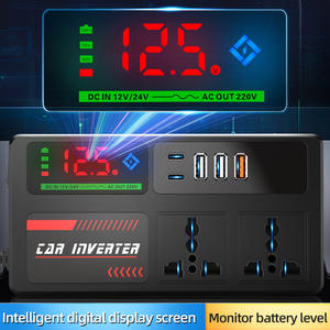 Inversor <span class=keywords><strong>de</strong></span> corriente <span class=keywords><strong>para</strong></span> automóvil <span class=keywords><strong>de</strong></span> 12V <span class=keywords><strong>24V</strong></span> <span class=keywords><strong>a</strong></span> <span class=keywords><strong>220V</strong></span>-Camión y uso doméstico, <span class=keywords><strong>convertidor</strong></span> elevador <span class=keywords><strong>de</strong></span> vehículo con enchufe <span class=keywords><strong>de</strong></span> CA - Product Image 5