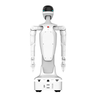Robot AI Humanoid Ukuran Penuh Interaktif Unix AI Wanda 2.0 dengan Lengan Robotik