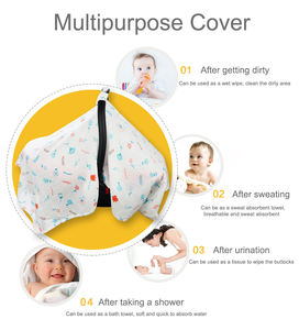 Liquidation Tétières en Mousseline Housse Respirante pour Allaitement <span class=keywords><strong>Poussette</strong></span> Bébé et Siège Auto - Product Image 2