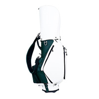 Sac de golf avec compartiment à chaussures, organisateur à 5 compartiments, poignée de transport supérieure, housse anti-poussière, léger, pour hommes et femmes, sac de golf pour chariot