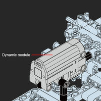 WOMA TOYS C0920 1152 pièces 1:14 Modèle de voiture STEM lumineux à construire en blocs Supercar Voiture de sport RC Voiture technique