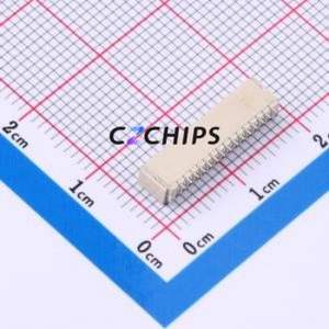 W1001120-15PW2431 Wire-to-Board Pin Header SMD,P=1mm,Horizontal Mount Connector 1x15P 1mm Horizontal Mount SH - Product Image 2