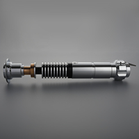 Sabre laser Nexussabers EP6 Luke Skywalker, accessoires à double poignée, sabre laser LED RGB, balancement fluide, bâton lumineux clignotant, jouet pour cosplay et fête