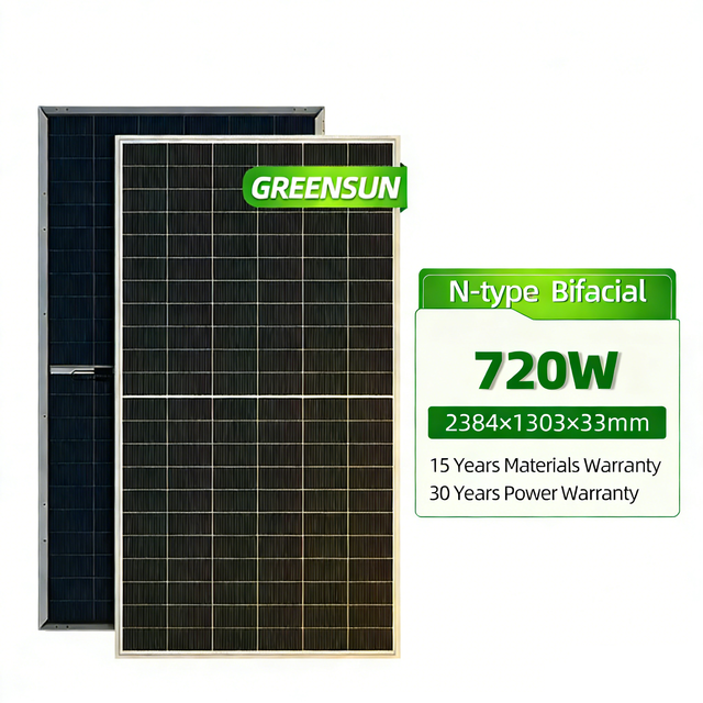 720W High-Efficiency Monocrystalline Solar Panel for Commercial & Industrial Projects