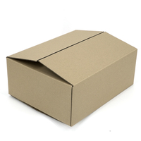 Cajas de Envío Corrugadas Marrones Reciclables con Logotipo Personalizado, Material de Embalaje de Cartón Resistente para Calcetines