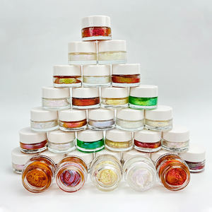 Fard à paupières crème en poudre de mica imperméable, lumineux, métallique, multicolore, 8g, pigment cosmétique - Product Image 2