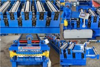 Machine de formage de rouleaux à double couche entièrement automatique pour tôles colorées en Afrique du Sud