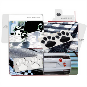 <span class=keywords><strong>Set</strong></span> van 1 paar 3D <span class=keywords><strong>Cool</strong></span> Design Bear Footprints Decal Auto Stickers Auto Motor Vriendelijke Poot Dier Hond Kat Voetafdruk Decals - Product Image 3