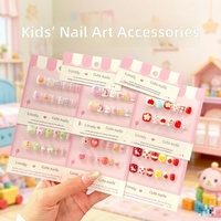Tips Kuku Jelly Style untuk Anak-Anak, Stiker Kuku Motif Bunga Embos Lucu dengan Kustomisasi Logo
