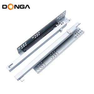 DONGGANG Correderas <span class=keywords><strong>para</strong></span> <span class=keywords><strong>cajones</strong></span> de estudio de instalación inferior con <span class=keywords><strong>cierre</strong></span> <span class=keywords><strong>lento</strong></span> de 2 pliegues - Product Image 5