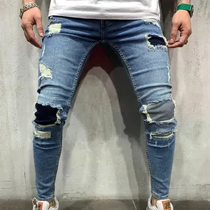 Custom Logo OEM ODM Jeans, pants mens heavyweight japanese style selvedge denim trousers double knee chino pants men/