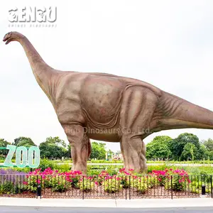 Statue de dinosaure animatronique réaliste de grande taille Le monde du modèle de dinosaure
