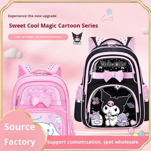 25 Mochilas Escolares de Nailon de Estilo Nuevo, Gran Capacidad, Diseño Ligero con Patrones de Anime y Dibujos Animados para Niñas de 6 a 9 y 12 Años - Product Image 2