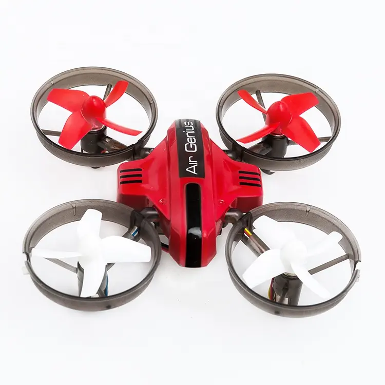 L6082 Fixed Wing 2.4G Red 4CH Land & Air DIY 3-in-1 Flying Machine RC Hovercraft Aircraft Toys Remote Control Drone Glider