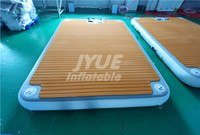 Prix d'usine Tapis d'eau antidérapant personnalisé Plate-forme flottante gonflable de yoga Quai