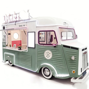 Camion de restauration mobile multifonctionnel pour la vente de snacks, café, glaces, hot-dogs et autres plats rapides - Product Image 1