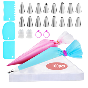 <b>Piping</b> <b>Bags</b> Cakes Decorating Supplies Kit Gravure Printing Disposable Simple and Convenient Household Use Factory Customizable - Product Image 5