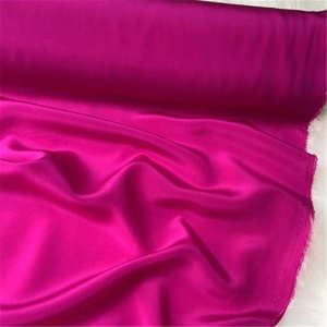Haute qualité teint couleur unie commercialisable 100% naturel <span class=keywords><strong>CDC</strong></span> soie crêpe De Chine tissus pour confortable dame robe jupe - Product Image 1