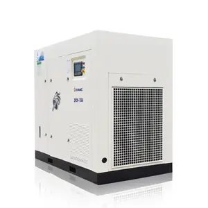 Compresor de aire de tornillo de lubricación de agua sin aceite rentable de 55KW 12.5Bar