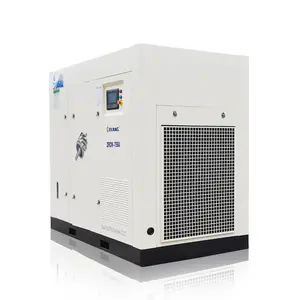 Sekrup pelumas Air bebas minyak efektif biaya 55KW 12,5 bar kompresor udara