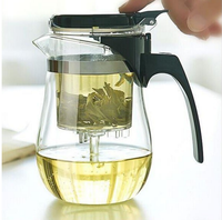 Théière en verre résistant à la chaleur, bouilloire à thé en verre transparent, vente chaude