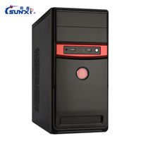 Boîtier d'ordinateur de jeu de bureau directement de l'usine boîtier d'ordinateur de gamer cpu vertical bon marché