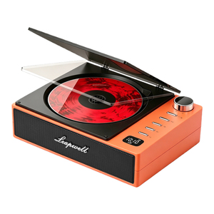 Reproductor de CD con Color Personalizado, BT 5.1, Modo Bidireccional, Pantalla LED, Control con Perilla, Reproductor de Discos Portátil para el Hogar, Dormitorio, Oficina y Escritorio - Product Image 5