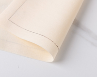 Napperon et set de table modernes jetables rayés 100 % coton tissé pour la maison, les mariages et les banquets, avec option de logo personnalisé