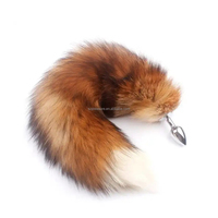 Jouets sexuels pour adultes longue queue de jouets anaux pour SM & Cospaly Fox tail buttplug