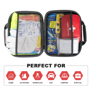 Bolsa médica a prueba de golpes para coche de carcasa dura personalizada para acampar y botiquín de primeros auxilios de emergencia - Product Image 3