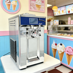Sept/cinq/trois arômes servent doucement machine à glace Arabie saoudite artisan glacier congélateur de yogourt congelé - Product Image 1