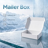 Boîte de livraison personnalisée de luxe avec estampage à chaud, papier kraft, accessoires électroniques, emballage de vente au détail, pliage rapide