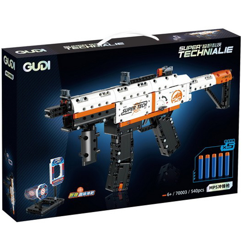 Barrett M82A1 AK47 Desert Eagle MP5 Gun Model Building Set