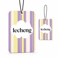 Désodorisant de voiture suspendu personnalisable en papier de coton écologique, évaporation naturelle, parfum longue durée, élimination des odeurs, décoratif