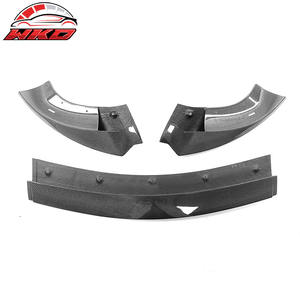 ชุดแต่งกันชนหน้าคาร์บอนไฟเบอร์สีดำเงา สำหรับรถยนต์เทสล่า รุ่น Y ปี 2020-2025 - 3 ชิ้น ชุดแต่งคุณภาพสูง - Product Image 3