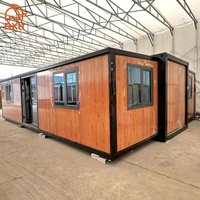 Maison modulaire en acier personnalisée, structure en acier, panneaux sandwich isolants, préfabriquée, 2 chambres, pour y vivre