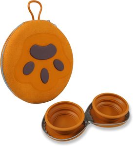 Collapsible Dog Bowls 2-in-1 Pet Bowl Cat Bowl Portable Pet Bowl Suitable for Travel Camping Hiking Promotion Gift Lightweight