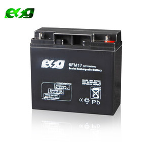 Valve rechargeable ESG 12V 17AH batterie plomb acide stockage matière première batterie à faible auto-décharge pour l'éclairage - Product Image 1