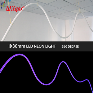 Tubo de Luz <span class=keywords><strong>LED</strong></span> de Tira <span class=keywords><strong>LED</strong></span> 360 SPI Direccionable Individualmente IP65 Impermeable de Silicona Luz de Neón Flexible para Techo Hotel Bar Hogar - Product Image 3