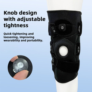 Rodillera Ajustable con Perilla Manual para Rotura de Menisco, Soporte de Rodilla con Bisagra de Resorte y Dial Giratorio, Compresión Transpirable para Deporte - Product Image 3
