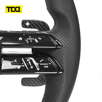 Leviers de vitesses magnétiques en alliage d'aluminium et fibre de carbone brillante TDD pour Mercedes Benz G63 2025 Classe E Classe C W213/W214 W223